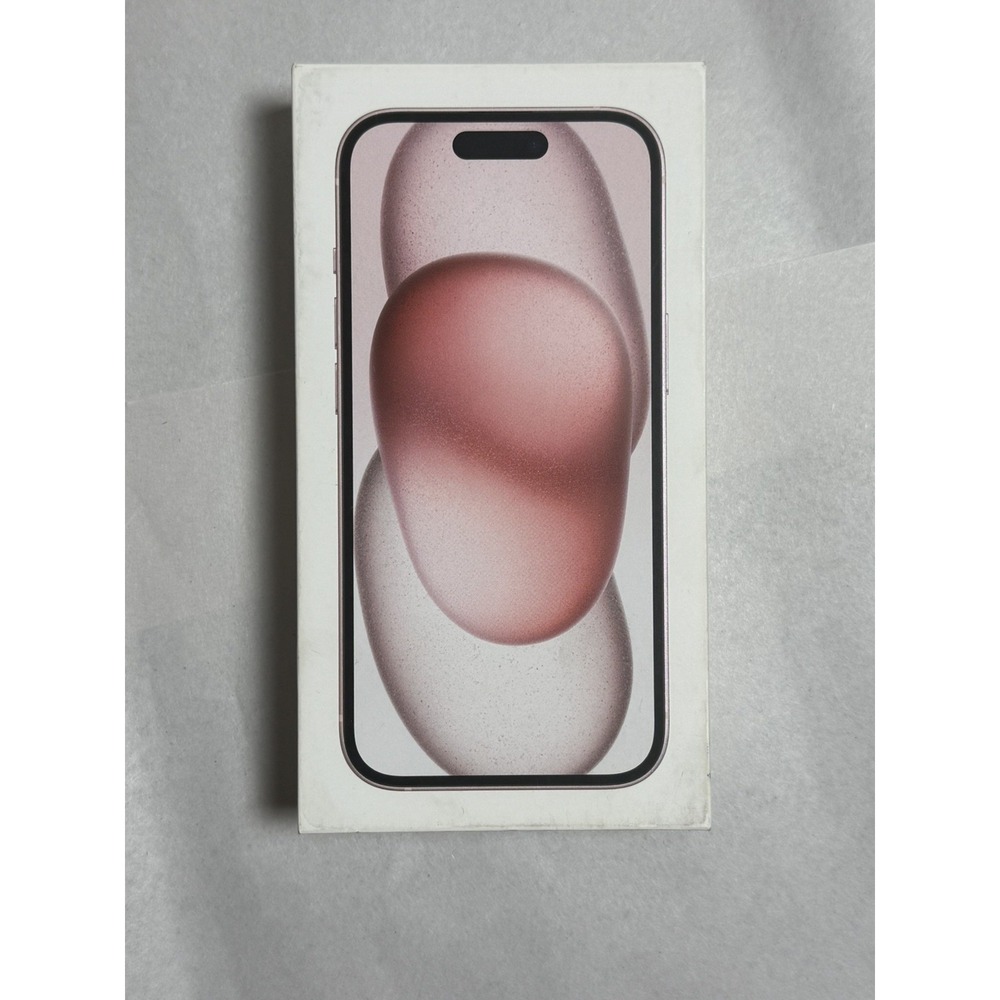 Original Apple iPhone 15 Plus Pink Empty Box - No Phone